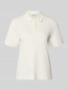 Marc O'Polo Regular Fit Poloshirt aus Baumwoll-Mix in Weiss, Größe L