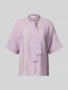 Marc O'Polo Relaxed Fit Schluppenbluse aus Viskose-Mix in Flieder, Grö...