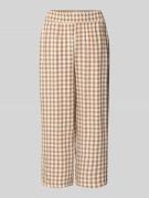 B.Young Culotte aus Leinen-Viskose-Mix mit elastischem Bund in Beige, ...