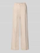 B.Young Wide Fit Stoffhose aus Viskose-Mix Modell 'Dazia' in Schlamm, ...