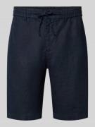 Gant Shorts aus Leinen mit Gesäßtaschen in Marine, Größe 4XL