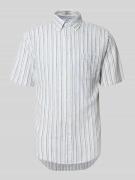 Gant Slim Fit Leinenhemd mit Brusttasche in Royal, Größe L