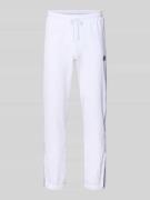 SERGIO TACCHINI Sweatpants mit Logo-Stitching Modell 'CASPIO' in Weiss...