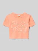 s.Oliver RED LABEL Regular Fit T-Shirt aus reiner Baumwolle in Apricot...