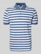 Christian Berg Men Modern Fit Poloshirt mit Logo-Stitching in Jeansbla...