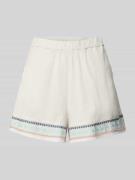 Jake*s Casual Bermudas aus Leinen-Baumwoll-Mix mit Eingrifftaschen in ...