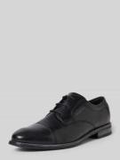 bugatti Derby aus Leder Modell 'Amros' in Black, Größe 40