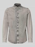 G-Star Raw Jeanshemd mit Knopfleiste in Hellgrau, Größe XXL