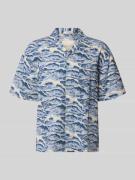 Gant Relaxed Fit Freizeithemd mit Reverskragen in Royal, Größe L