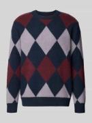 Wood Wood Strickpullover mit gerippten Abschlüssen Modell 'Jan' in Mar...