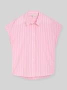 Tom Tailor Denim Relaxed Fit Bluse aus reiner Baumwolle in Pink, Größe...