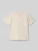 Levi’s® Kids Regular Fit T-Shirt aus Baumwoll-Mix in Stein, Größe 140
