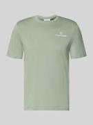 SERGIO TACCHINI Regular Fit T-Shirt mit Logo-Print in Mint, Größe L