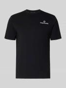SERGIO TACCHINI Regular Fit T-Shirt mit Logo-Print in Black, Größe L
