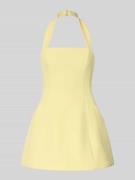 Bardot Neckholder-Cocktailkleid Modell 'NEVELLE HOURGLASS' in Hellgelb...