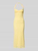 Bardot Neckholder-Midikleid Modell 'MARIKO' in GELB, Größe 34