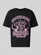 Edwin T-Shirt mit Motiv-Print Modell 'POSITIVE CHAOS' in Black, Größe ...