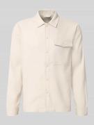 Casual Friday Regular Fit Hemdjacke mit Kentkragen Modell 'BRO' in Bei...