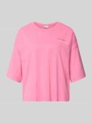 ICHI T-Shirt mit rückseitigem Motiv-Print Modell 'NICA' in Rose, Größe...