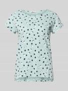 Tom Tailor Regular Fit T-Shirt aus reiner Baumwolle in Mint, Größe L