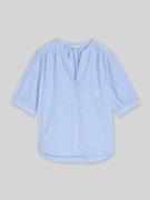 Tom Tailor Regular Fit Bluse aus reiner Baumwolle in Hellblau, Größe 3...