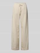 Marc O'Polo Loose Fit Leinenhose aus Baumwoll-Leinen-Mix in Stein, Grö...