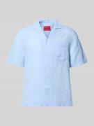 HUGO Regular Fit Freizeithemd aus reinem Leinen Modell 'EXOLINO' in He...