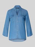 Vero Moda Loose Fit Jeansbluse aus reinem Lyocell Modell 'BREE' in Jea...