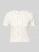 Only Regular Fit T-Shirt aus Baumwoll-Mix Modell 'FENJA' in Weiss, Grö...