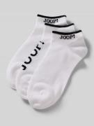 JOOP! Collection Sneakersocken mit Label-Details im 3er-Pack in Weiss,...