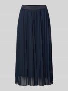 Betty Barclay Regular Fit Midirock mit elastischem Bund in Marine, Grö...