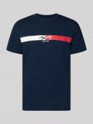 Tommy Jeans Regular Fit T-Shirt aus reiner Baumwolle in Marine, Größe ...