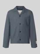 CK Calvin Klein Oversized Hemdjacke aus Baumwoll-Lyocell-Mix in Mittel...