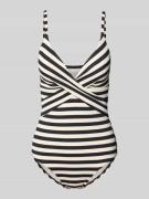 Barts Badeanzug mit tiefem V-Ausschnitt Modell 'YADBOR' in Black, Größ...