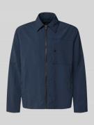 Marc O'Polo Denim Regular Fit Blouson mit Umlegekragen in Marine, Größ...