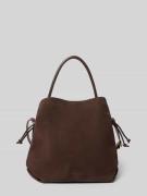 Hey Marly Handtasche in Suede-Optik Modell 'Cool Companion' in Dunkelb...