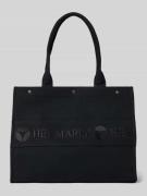 Hey Marly Handtasche mit Logo-Stitching Modell 'Signature' in Black, G...