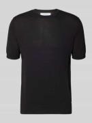 MARKUP Strickshirt mit Rundhalsausschnitt in Black, Größe L
