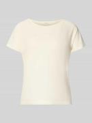 American Vintage T-Shirt mit U-Boot-Ausschnitt Modell 'LALOOM' in Ecru...