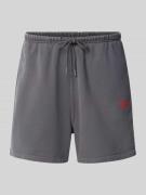American Vintage Shorts mit Logo Modell 'PLIZZY' in Graphit, Größe L