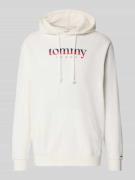 Tommy Jeans Regular Fit Hoodie aus reiner Baumwolle in Offwhite, Größe...