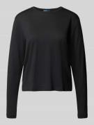 Polo Ralph Lauren Regular Fit Longsleeve aus Baumwoll-Modal-Mix in Bla...