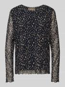 Smith and Soul Longsleeve aus Mesh mit Rundhalsausschnitt in Dunkelbla...