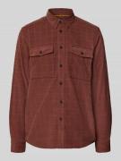 PME Legend Freizeithemd mit Knopfleiste in Hellrot, Größe L