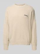 Pegador Strickpullover mit Rundhalsausschnitt Modell 'Vernen' in Ecru,...