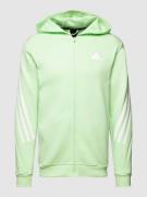 adidas Sportswear Sweatjacke mit Kapuze in Hellgruen, Größe XS