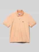 Lacoste Poloshirt mit Label-Detail in Apricot, Größe 152