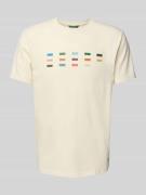 PAUL SMITH T-Shirt mit Motiv-Print in Offwhite, Größe XXL