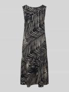 OPUS Midikleid aus Viskose Modell 'Wicy palm leaves' in Black, Größe 3...