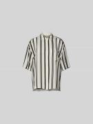 Anine Bing Oversized Hemdbluse mit Knopfleiste in Weiss, Größe L